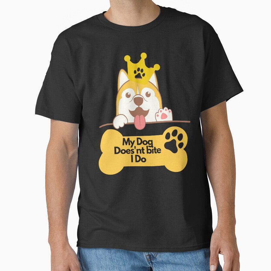 My dog Does'nt Bite I do | Corgi Dog Lover | Funny Dog Lover design | Sarcastic Dog Lover Vibrant colorful design by FitBeast