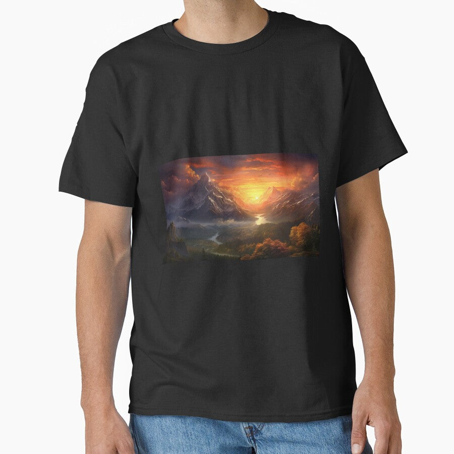 Fantasy Landscape - Sunset Valley by Fantasy Masterpiece