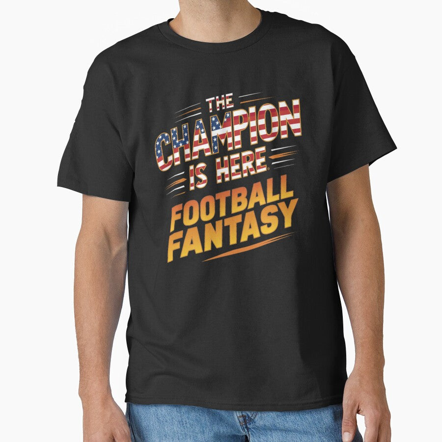 The Champion Is Here USA - Football Fantasy by Dirty-Designs