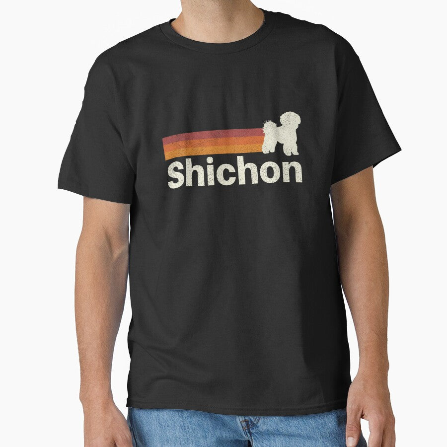 Shichon Dog Vintage Retro Pet Lover by rafaeltto