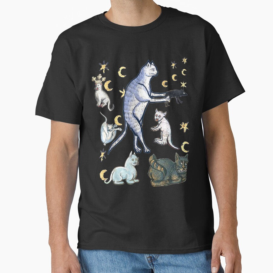 UGLY MEDIEVAL CATS Merch by tighsquiggly