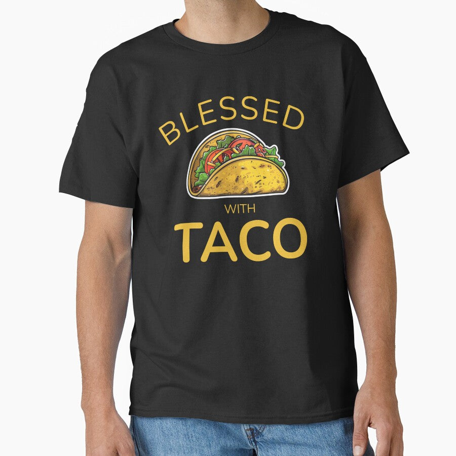 Blessed With Taco – Funny Faith-Inspired Taco Design by Illustrated Faith