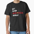 Eat Sleep Make Pizza Repeat - Pizza Maker Lover Foodie by Alaadin Bendali Braham