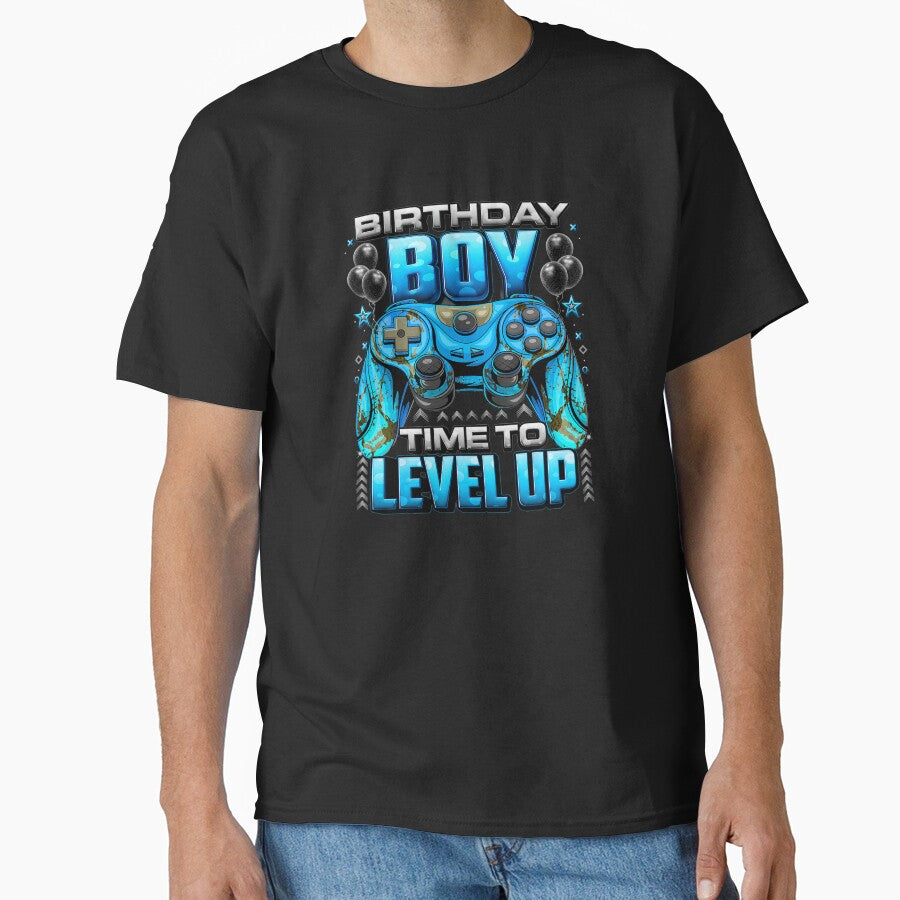 Birthday Boy Gamer Time to Level Up Controller by FGTV2021