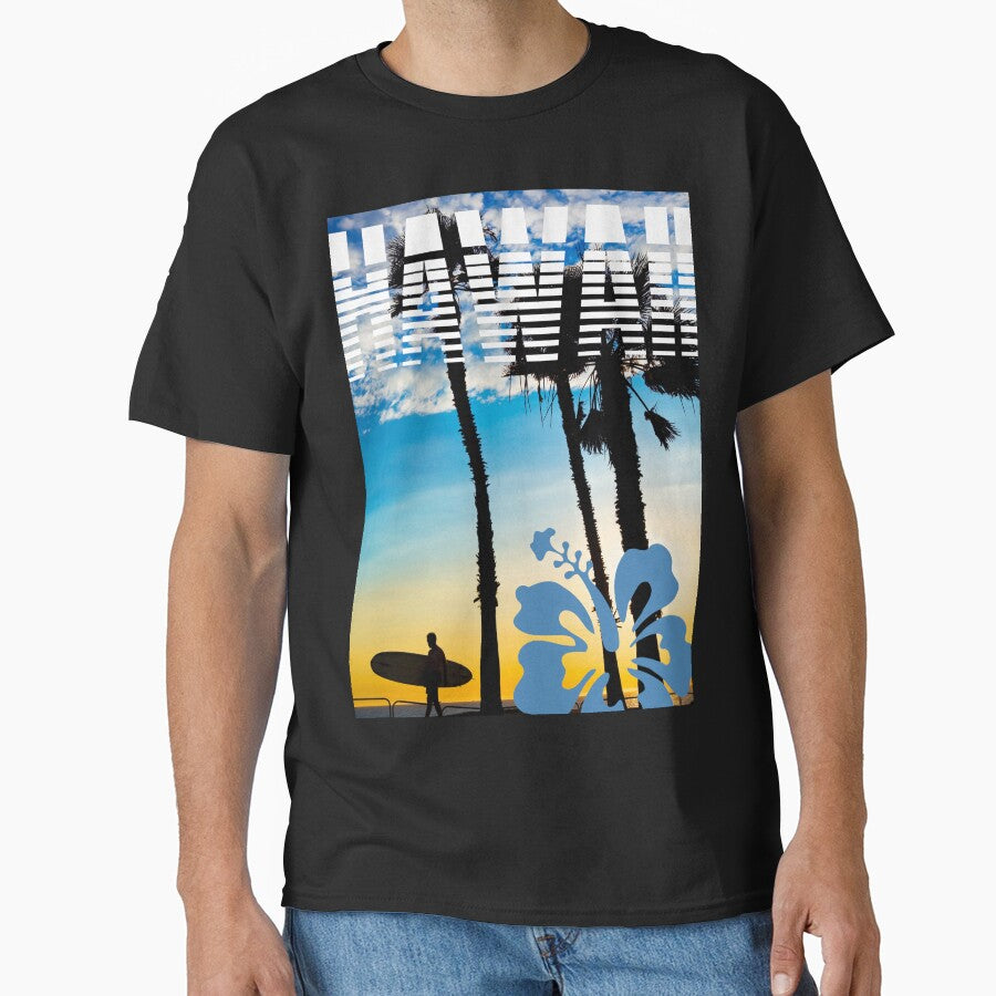 VINTAGE HAWAII SURFING LABEL by starfishstuff