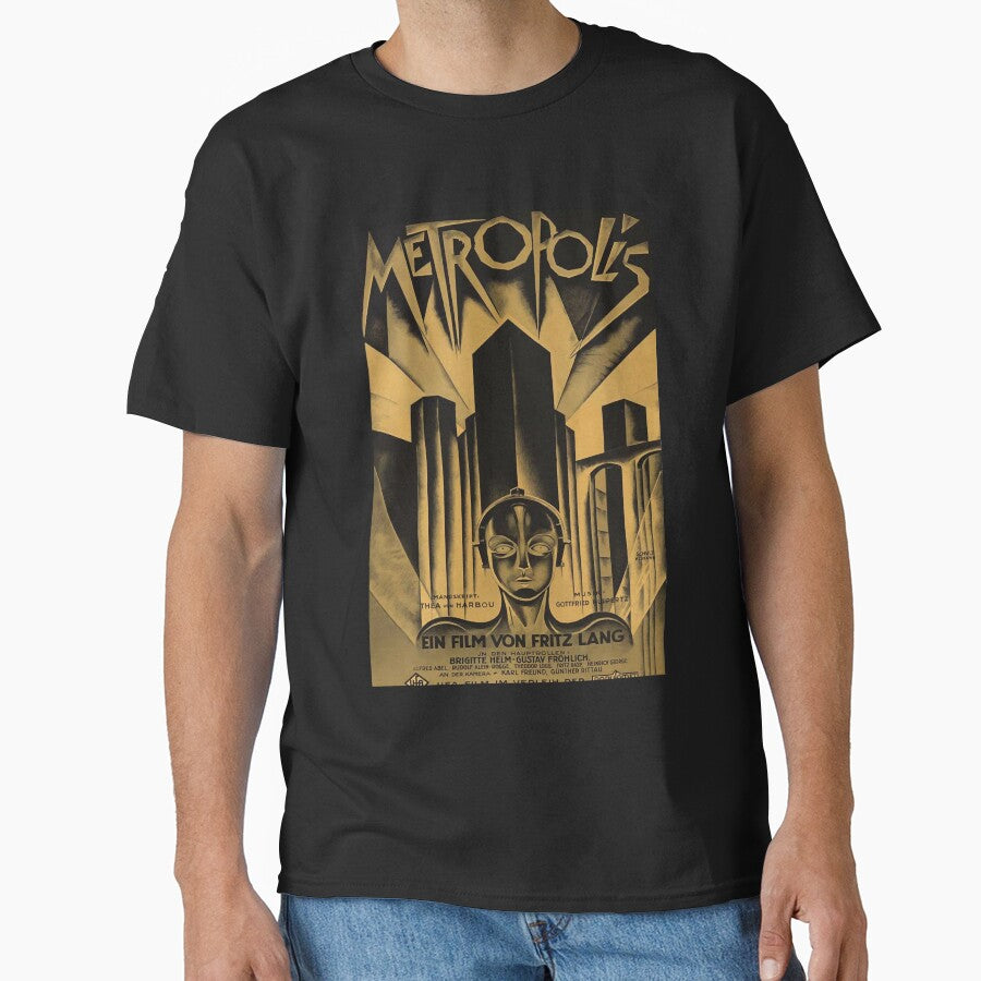 Metropolis, Fritz Lang, 1926 - vintage movie poster, b&w Classic by CherieUnderwood