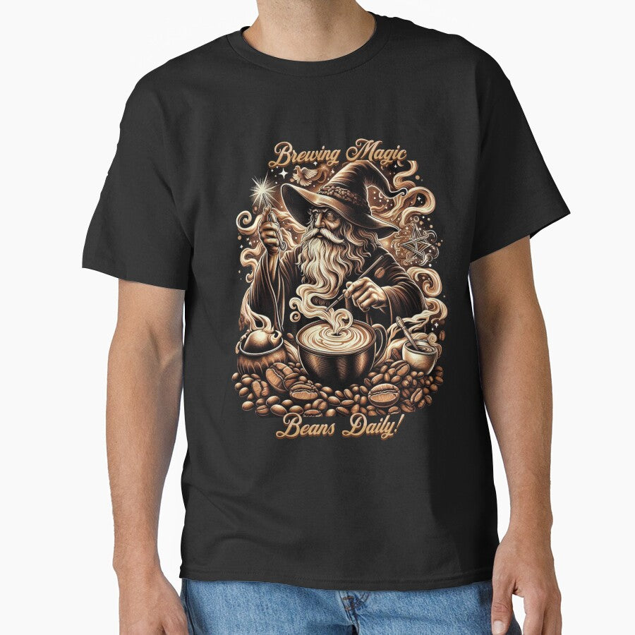 The Coffee Wizard by JavaJokeTees