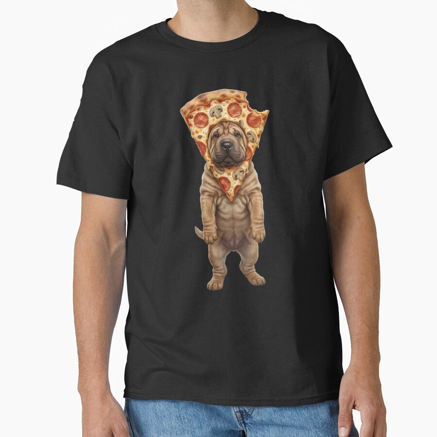Funny Chinese Shar Pei Pizza Meme Dog Mom Dad Lover by TerryConnells