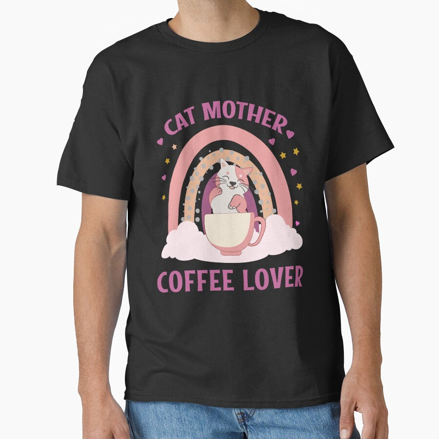 Cat Mother Coffee Lover - cat coffee lover - cat coffee quote by MOONINSPIRATION