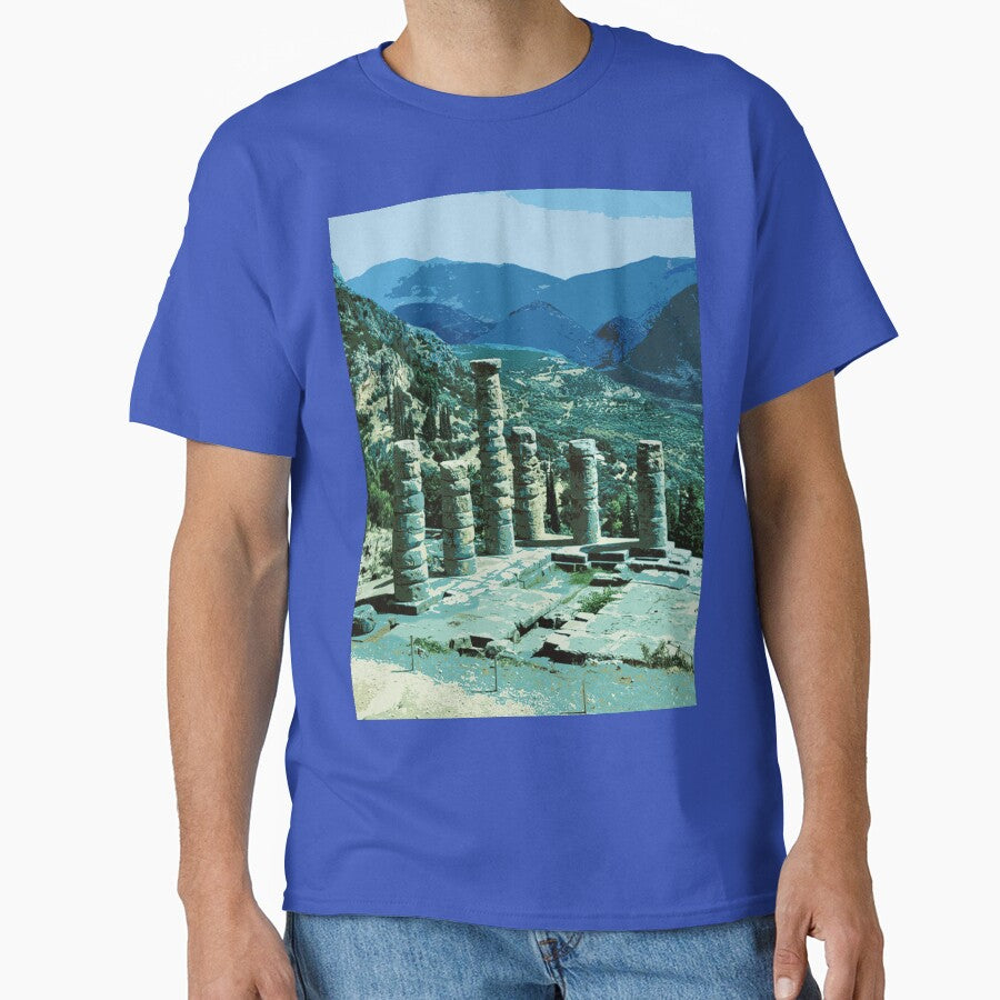 Travel Posters_Visit Delphi_Greece. by FanitsaArt