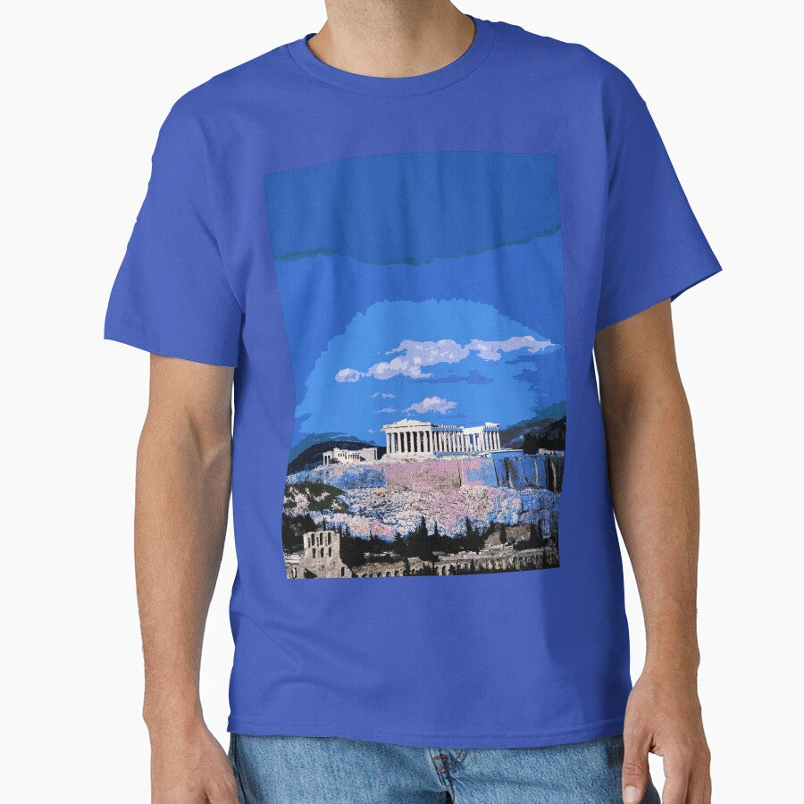 Travel Posters_Visit the Parthenon_Athens_Greece. by FanitsaArt