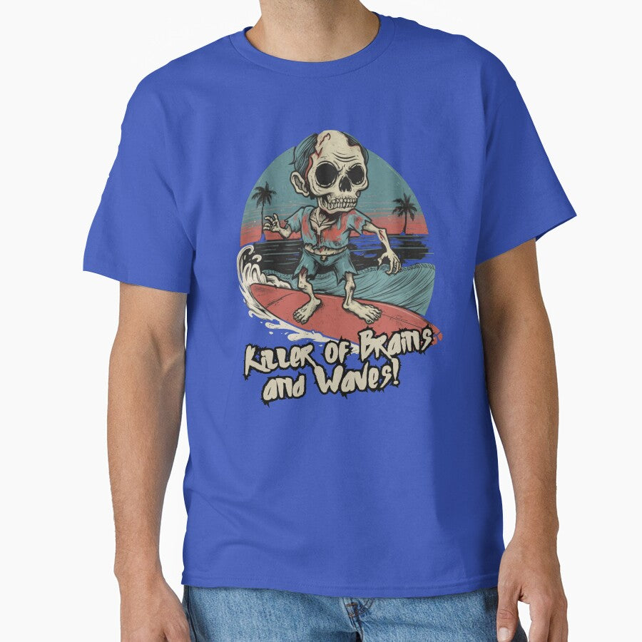 Surfing Zombie, killer of waves and brains, surf by Meandmyshop