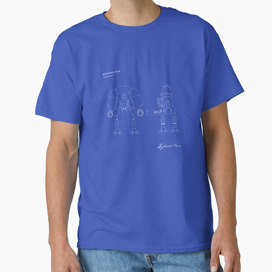 Security Droid V AA-01 blueprint - Prints & T-shirt by iylandmoncee