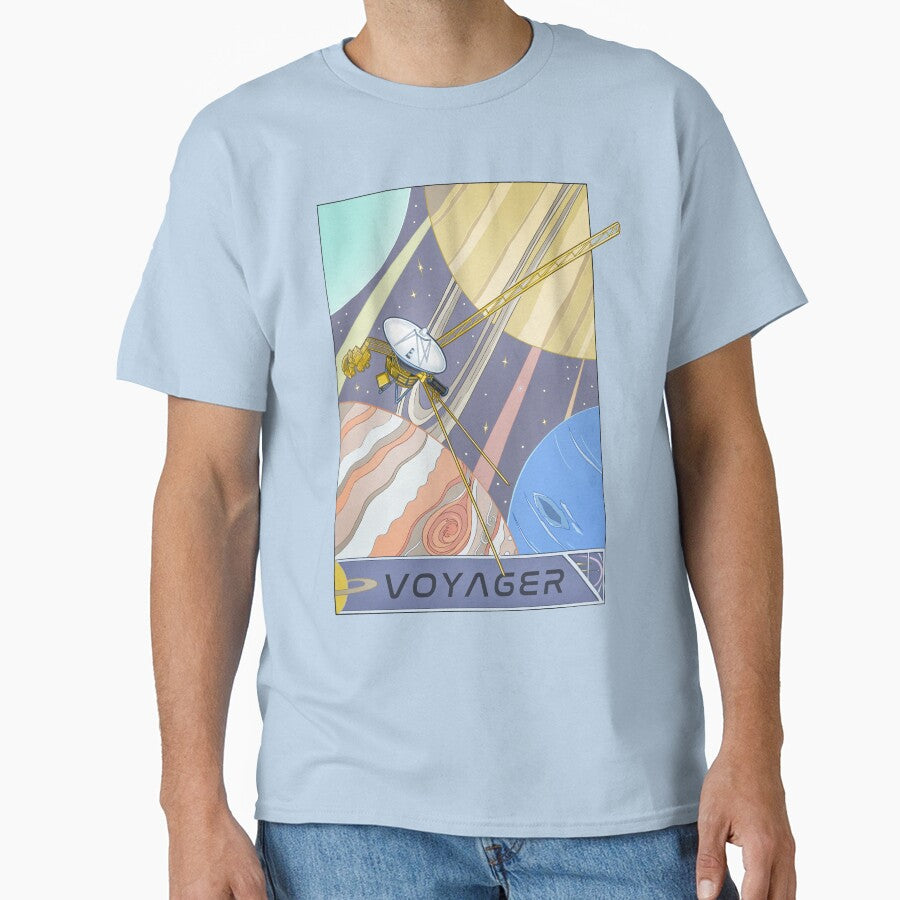 Voyager Probe in Space - An Illustration of Space Exploration by stacree