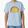 Let’s Go Taco – Funny Taco Cartoon with Food Pun – Kawaii Mexican Food Art by Dokak Shop