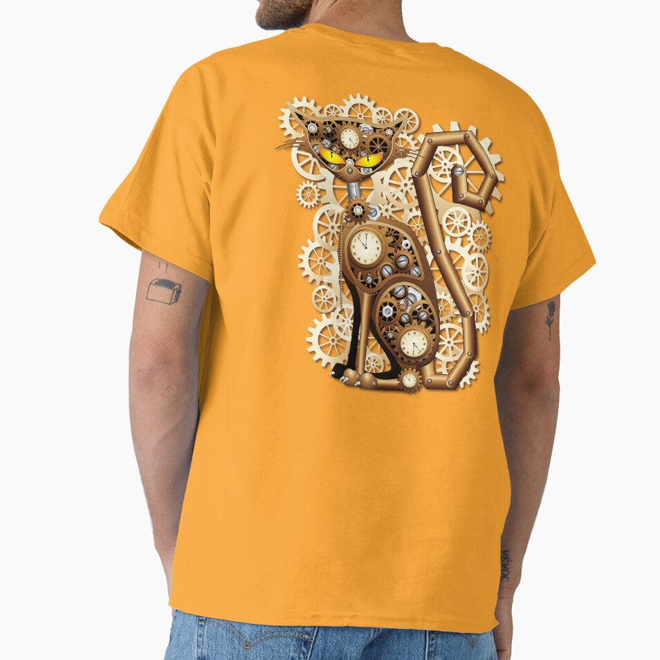 Cat Steampunk Vintage Retro Style Machine by BluedarkArt