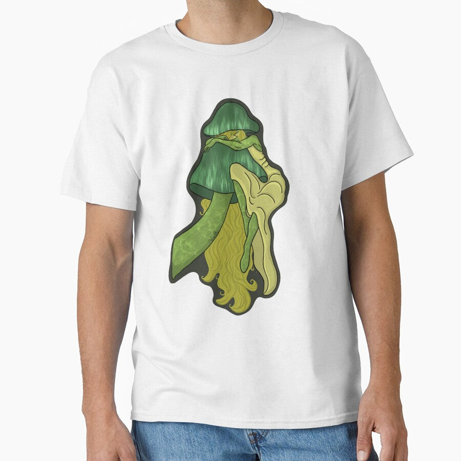 Parrot Waxcap Mushroom by Art by Wraith