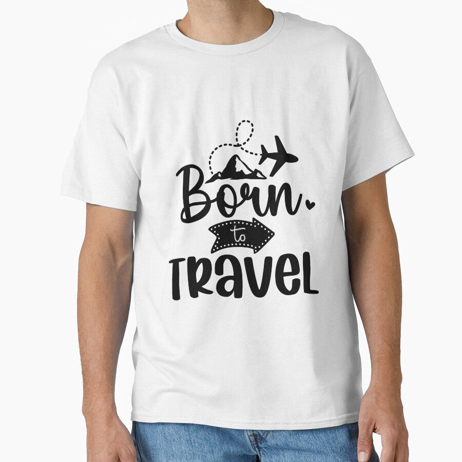 Born to Travel – Adventure & Wanderlust Quote Design by BeforeYuGo