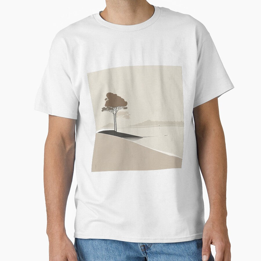 Minimalist landscape digital abstract art design by Feluceo