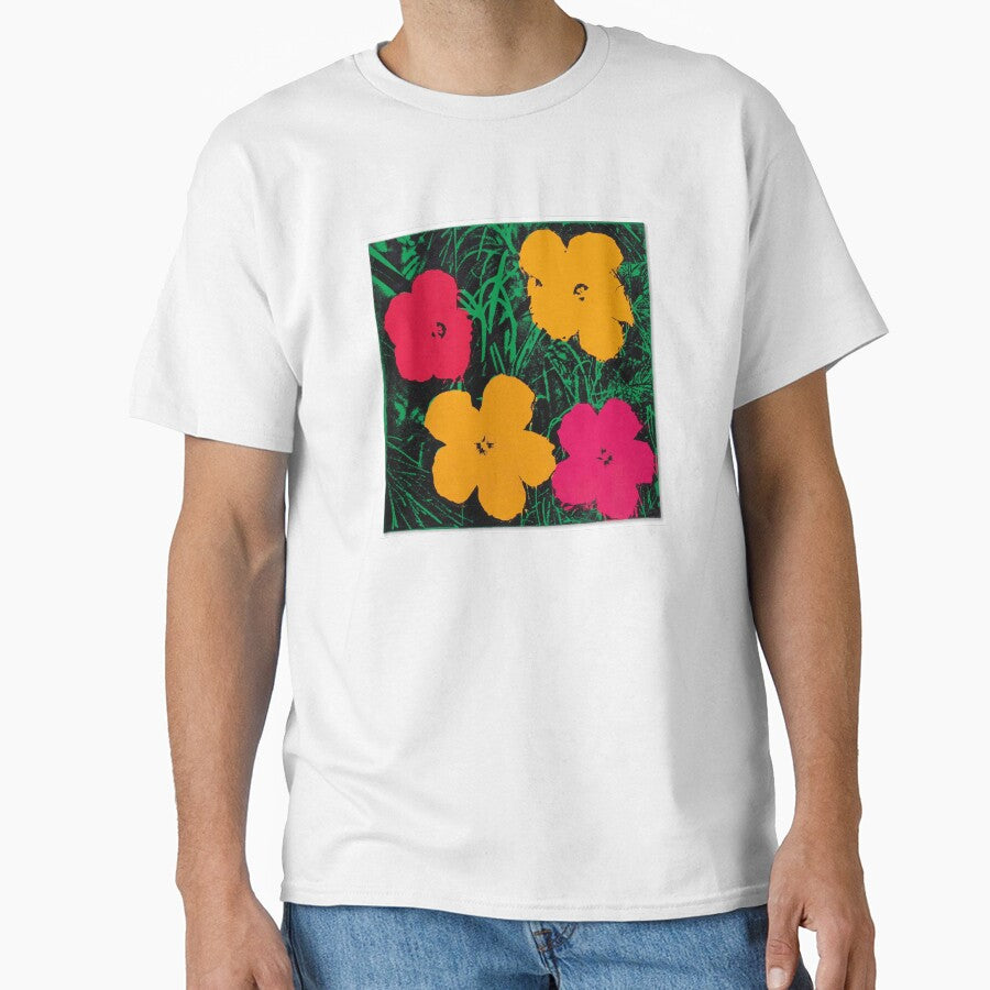 Andy Warhol Flowers T-Shirt by studio-54