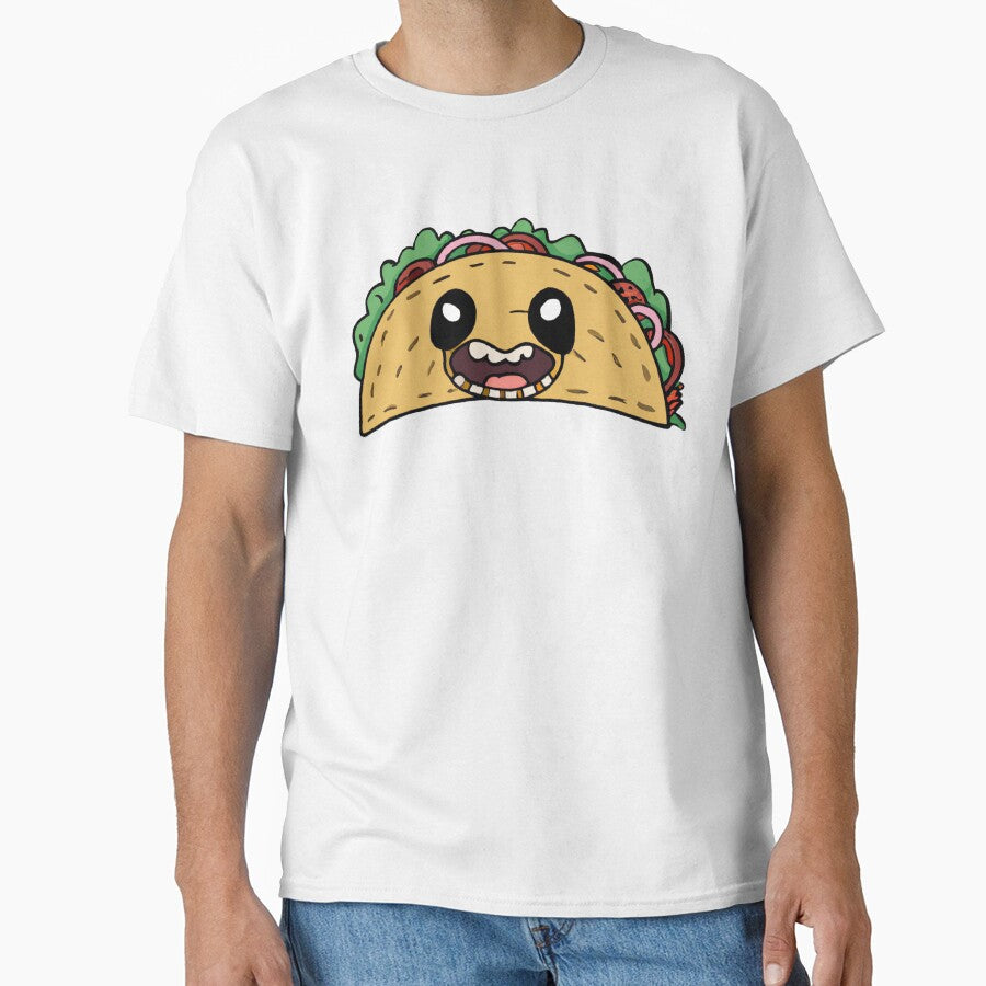 Creepy smiling taco face by winterswinner
