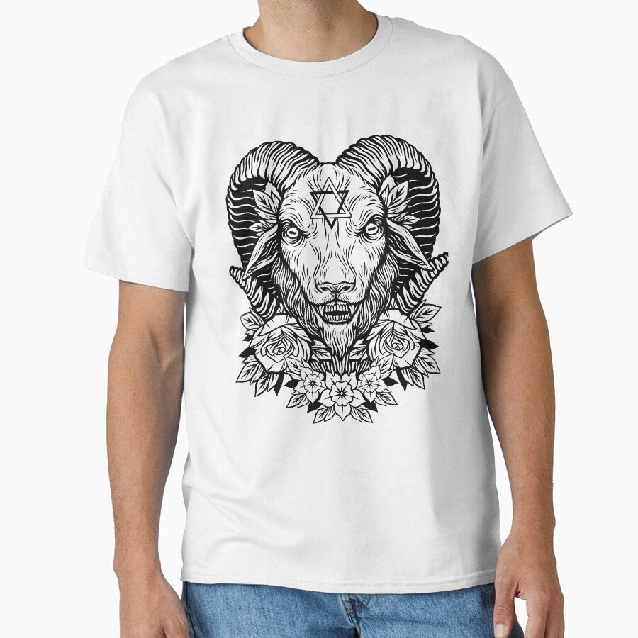 Dark Goat (white) by deniart