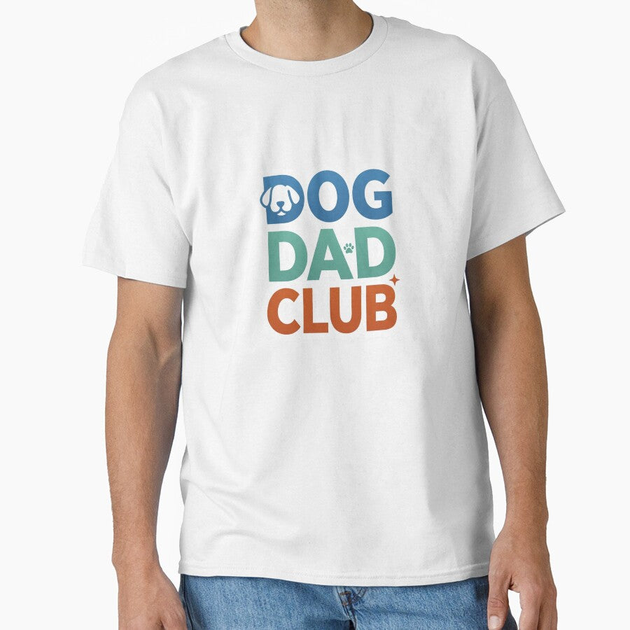 Dog Dad Club Funny Dog Lover Design by PawfectStickersCo
