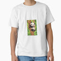 Cute Kawaii Panda Climbing Tree – Adorable Panda Animal Cartoon by IndianGlory