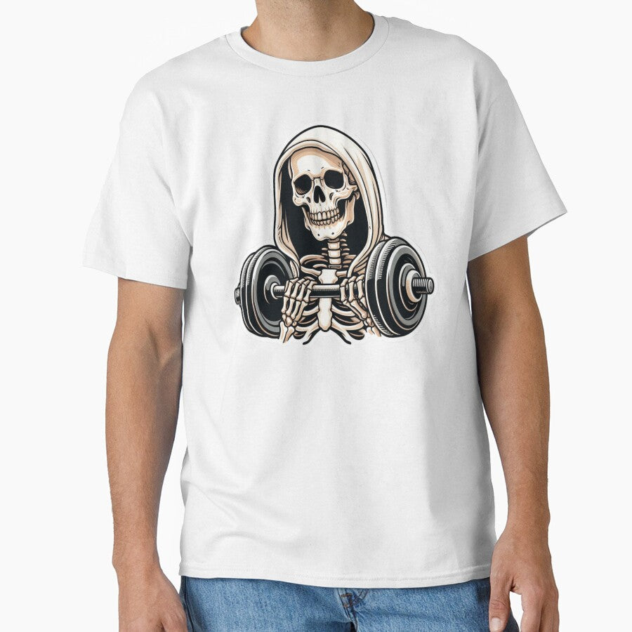 Skeleton Lifting Weights by raedattia