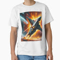 War Ships: The Future of Space Battle Ships on fire by HeHe-Creators