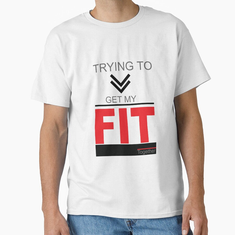 Trying To Get My Fit Together to motivate yourself in Clothing, Accessories, Home Decor. by Myartbeyours