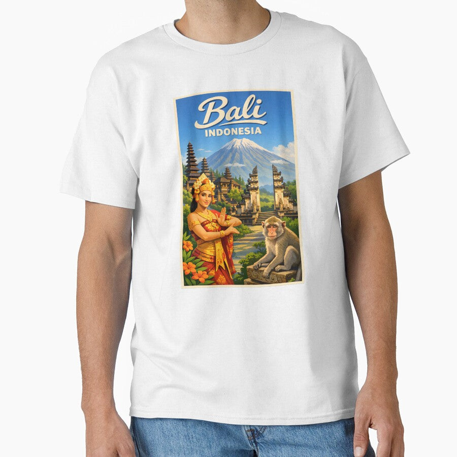 Bali Indonesia! Vintage Retro Design by VintageImageInc