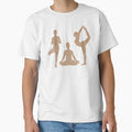 Three Yoga Poses: Tree, Lotus, and Dancer by Laanas55