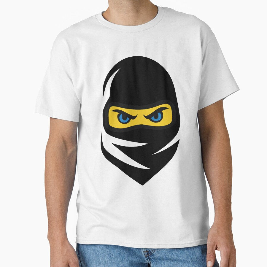 Black Ninja Eyes – Minimalist Design by Emanova9