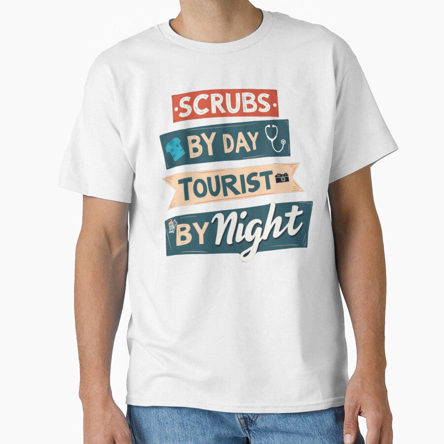 Scrubs by Day Tourist by Night by PerkzPrints