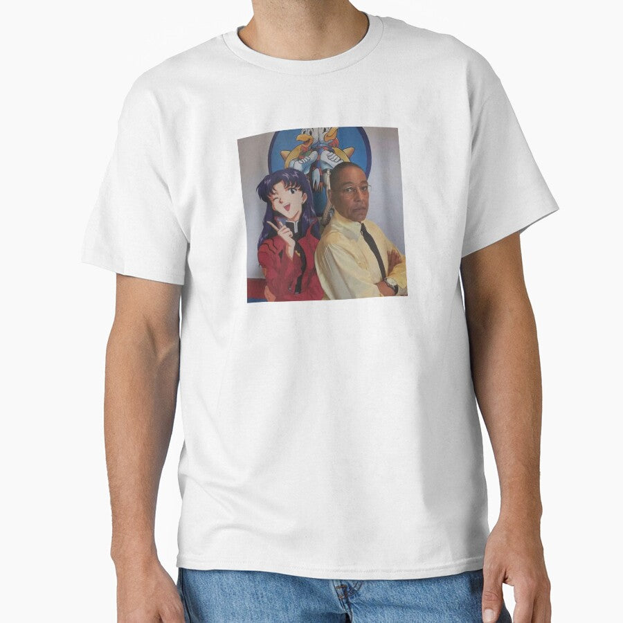 Misato and Gus Fring by ASamArt