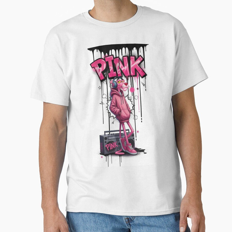Streetwear Pink Panther – Urban Graffiti Style by Dragon Desing Graphic