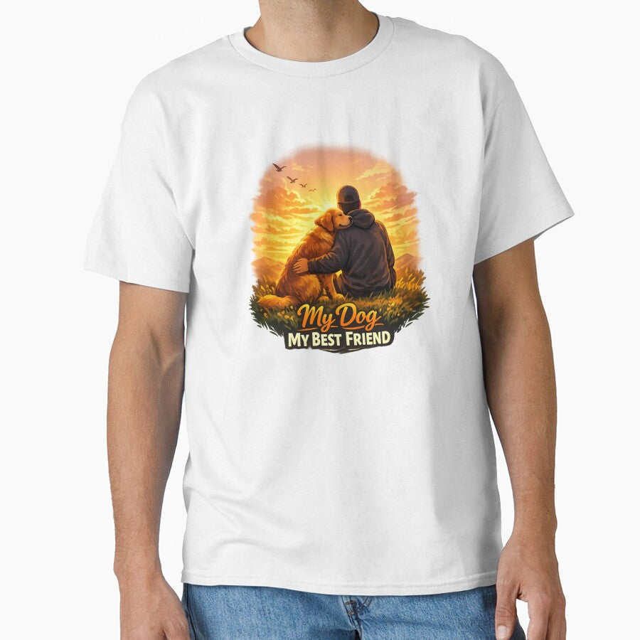 My Dog My Best Friend – Cute Dog Lover Friendship Design for Pet Owners by ArtWaveStudio8