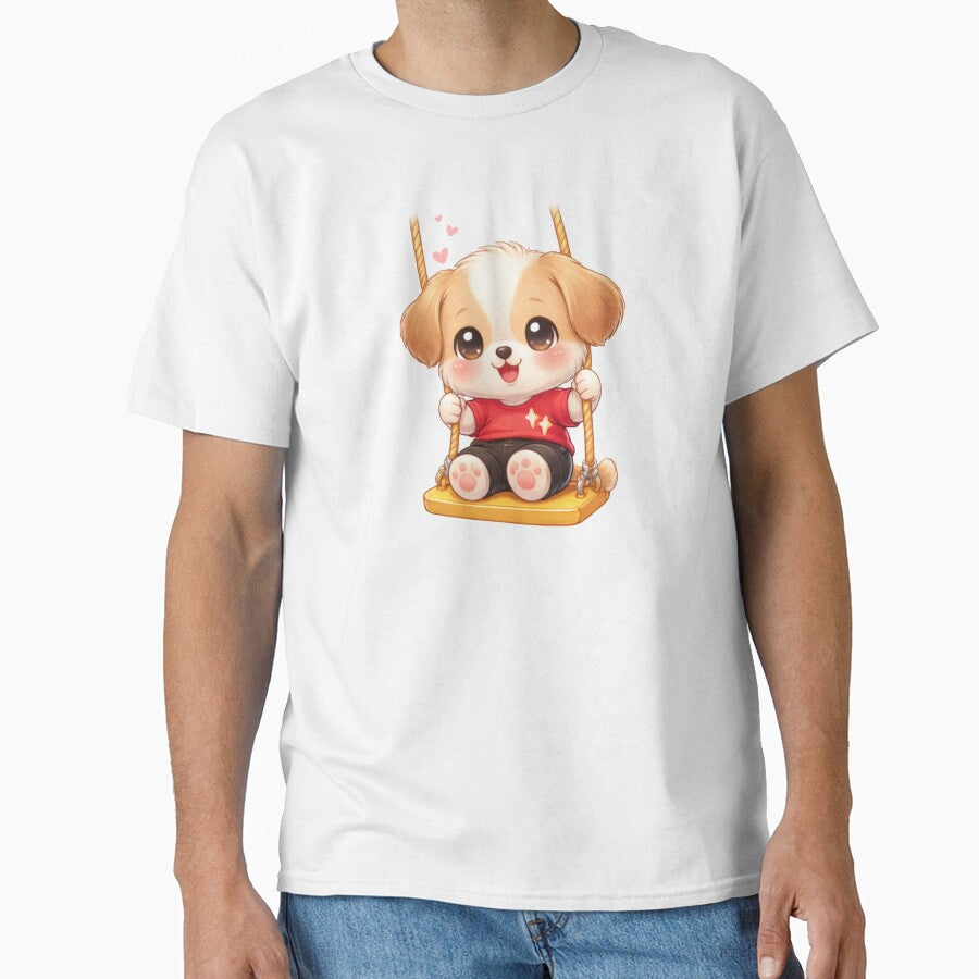 Kawaii Puppy Playground - Cute Pastel Dog Having Fun. by Lylysun