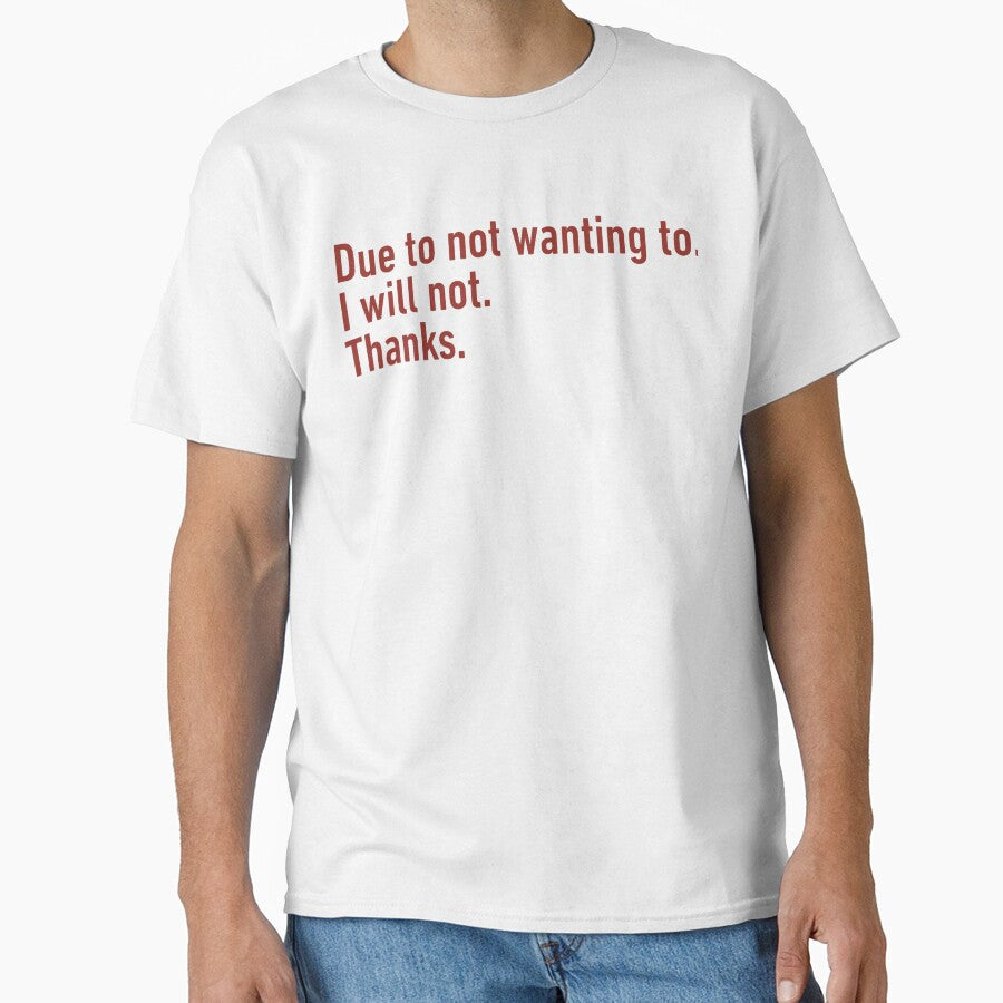Funny Due To Not Wanting To Quote Statement by cosettacir6382