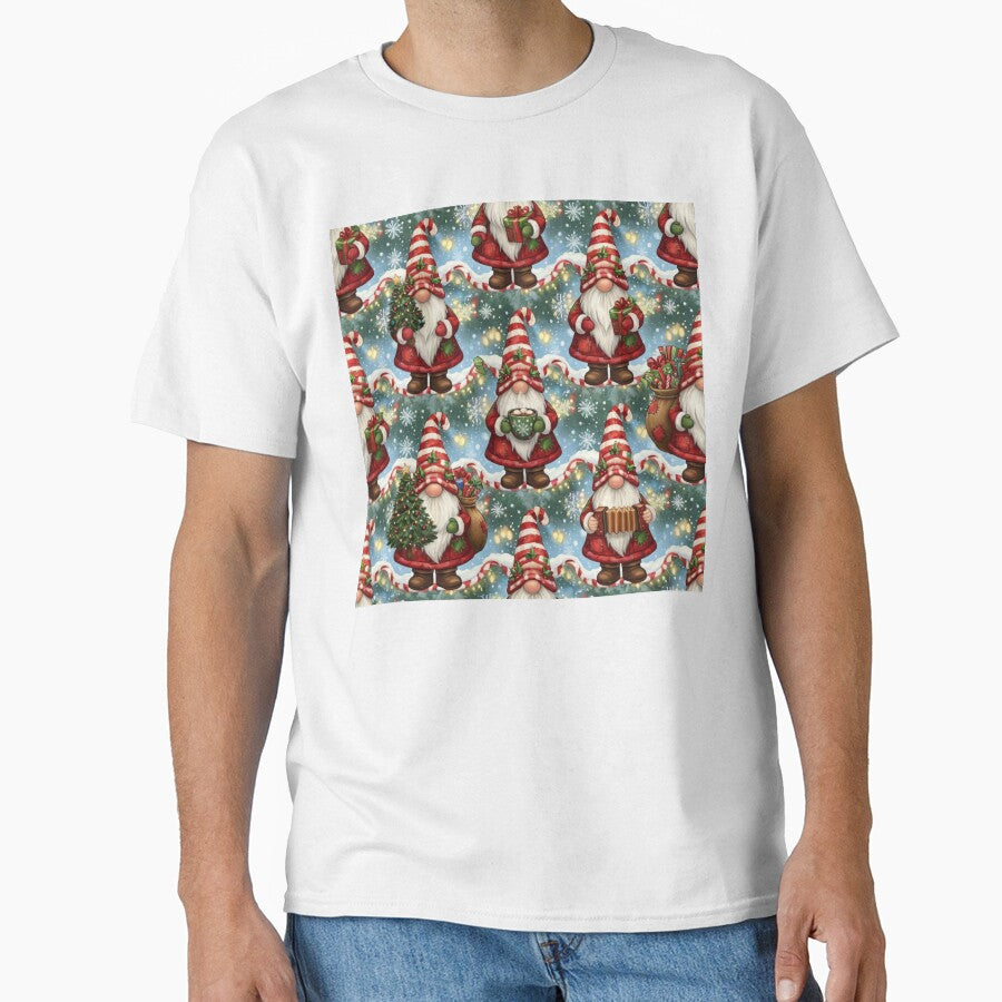 Christmas Gnomes with Gifts & Cocoa by Fabricbella