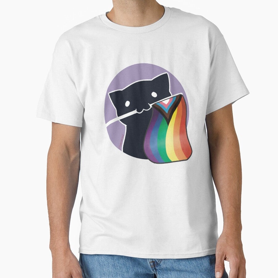 Void Kitty Progress Pride Flag by Scarlet Sung