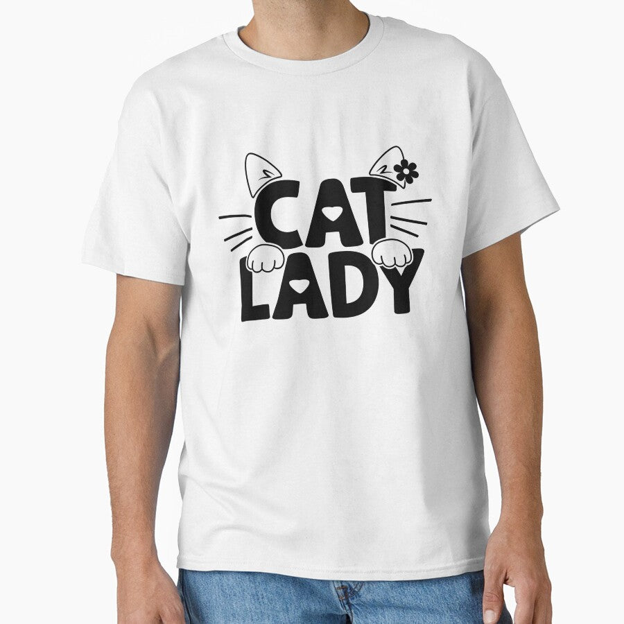 Cute Cat Lady Design with Ears and Paws by truongloc246