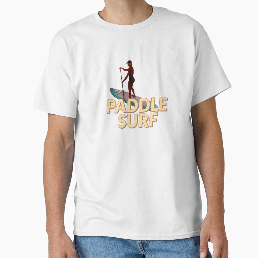 PADDLE SURF - PADDLE SURFING - YELLOW - PINK by Tropical Blood