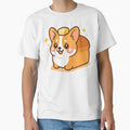 Cute Kawaii Corgi, Bread Loaf Corgi, Kawaii Corgi by graphic-genie