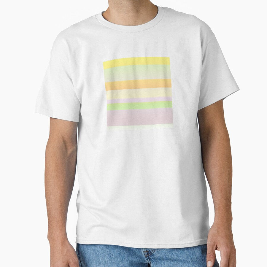 Minimalist color palette striped | Pastel color palette horizontal striped by lausn