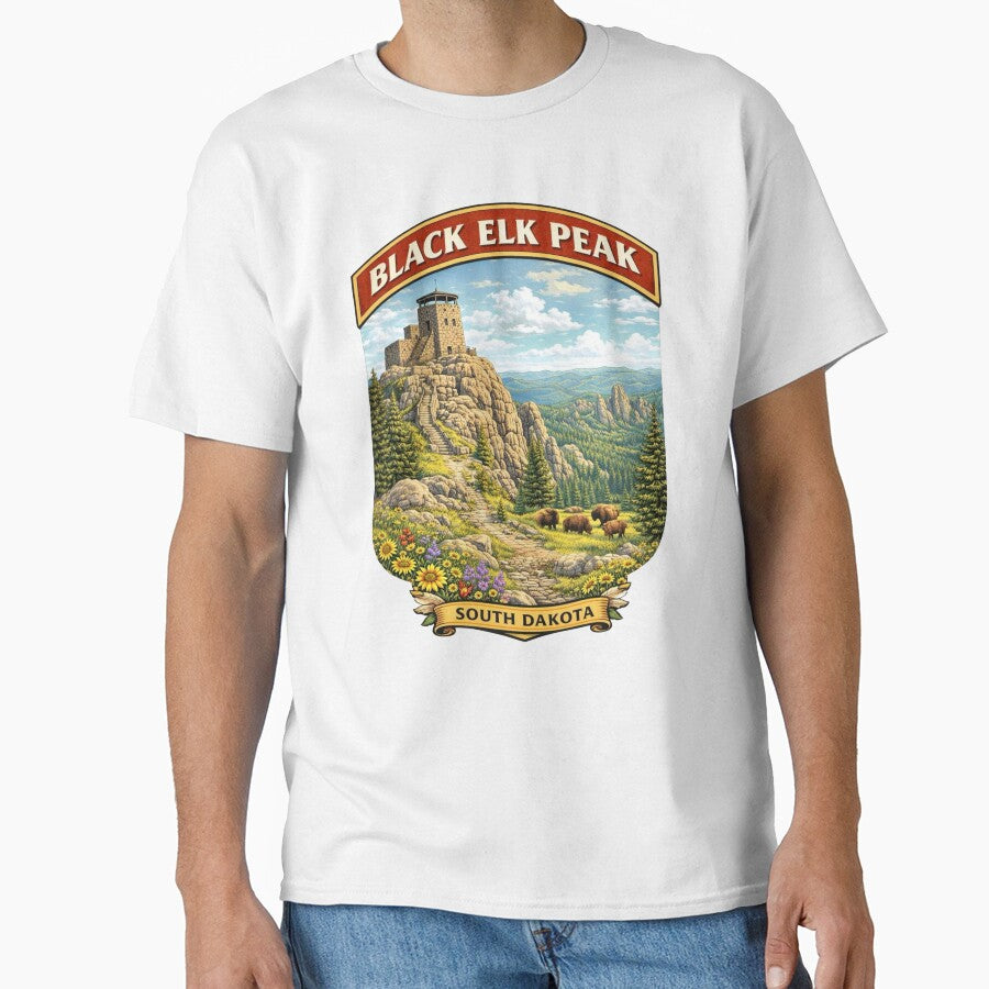 Black Elk Peak - South Dakota by Myra365Art