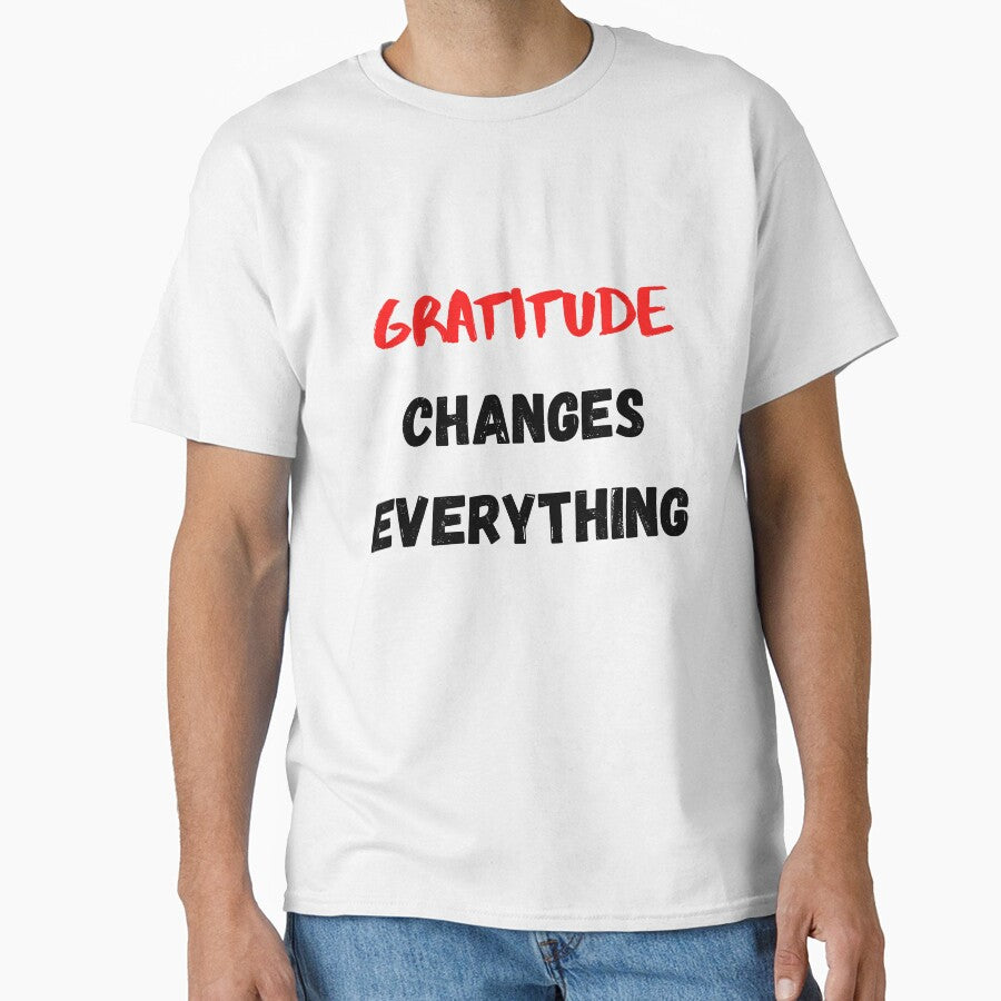 Inspirational Saying | Gratitude Changes Everything Quote About Life by Salman Hino
