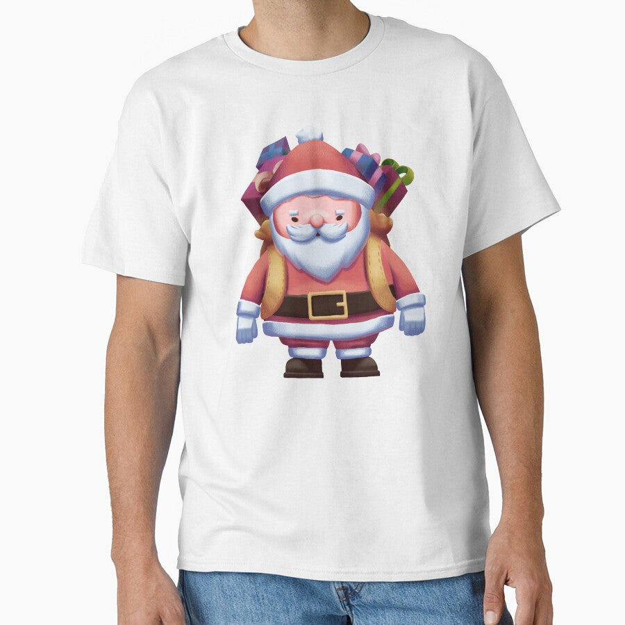 Cute Santa Claus with Christmas Gift Sack by Jiwingka