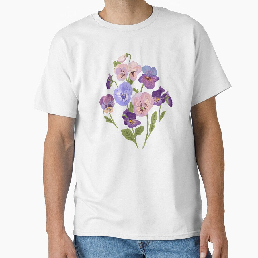 Pansy Flower Pattern by SunLee Art